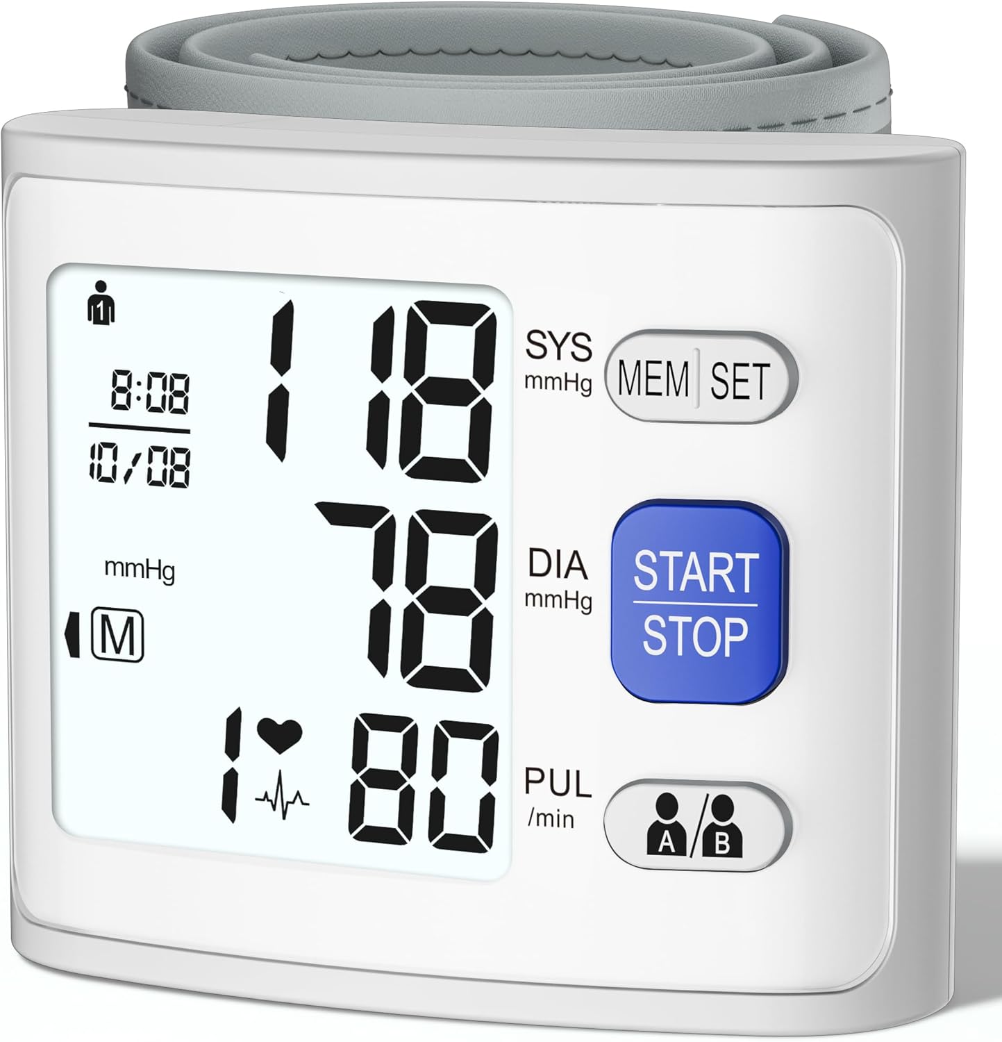 Wrist Blood Pressure Monitor View 1